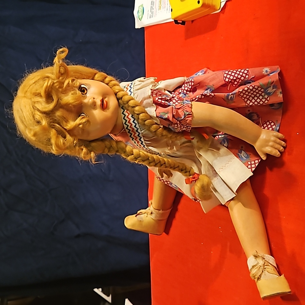 20" Antique Horsman Composition Art Doll - Picture 6 of 12